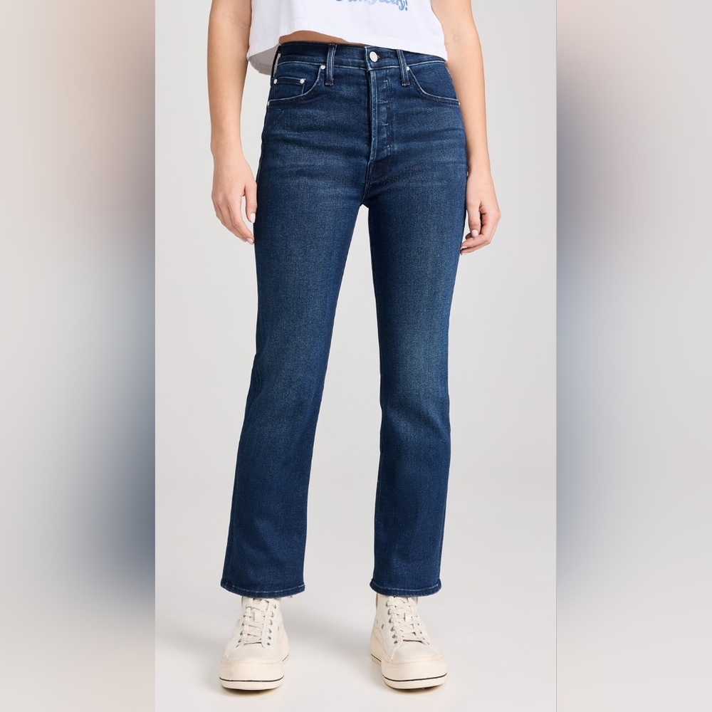 MOTHER | The Tripper Ankle Straight Leg Jeans Mint Condition Dark Wash 28